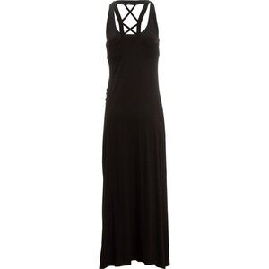 Toad&Co Black Montauket Backless Maxi Dress